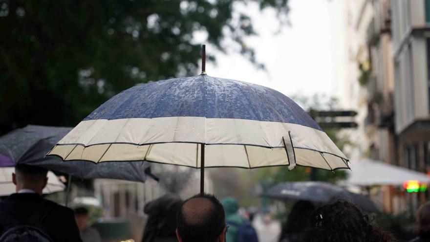 El viento deja en mínimos las últimas lluvias de la semana en Málaga