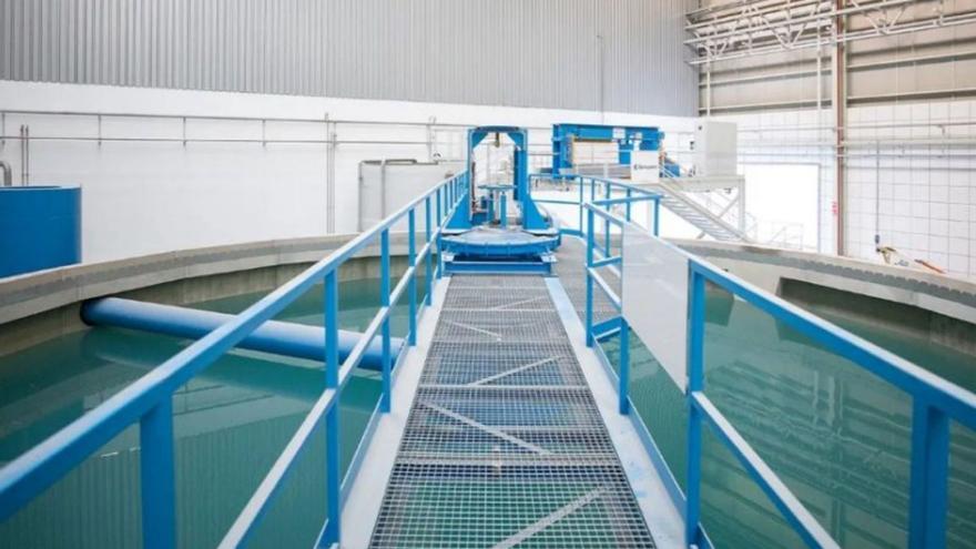 Imagen de una de las plantas de tratamientos de agua residuales de Porcelanosa. | LEVANTE-EMV