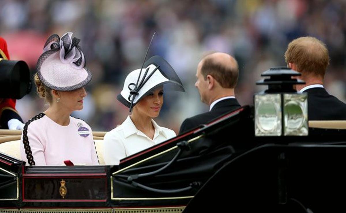 Meghan Markle en las carreras de Ascot