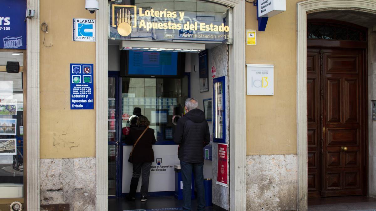 Administración de Lotería en Valladolid.