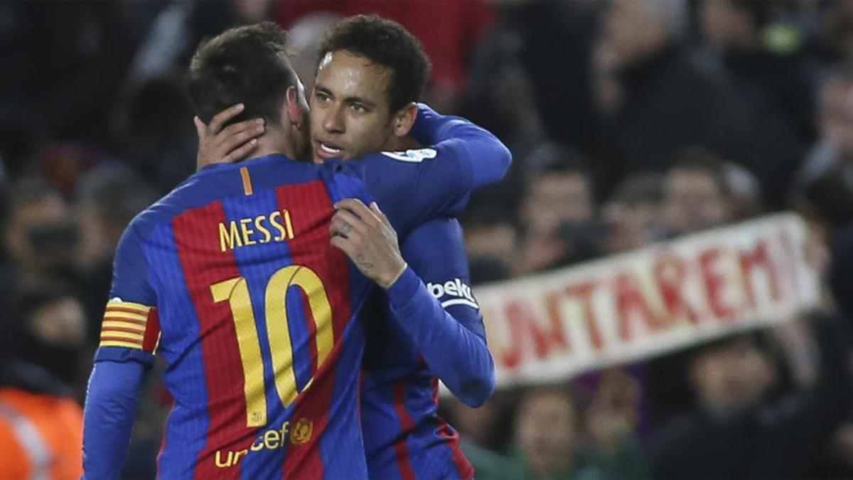 Messi y Neymar fueron los grandes protagonistas del ataque blaugrana