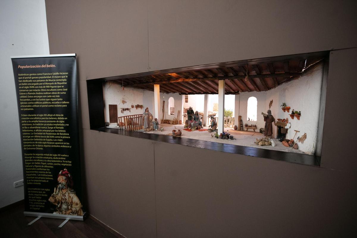 La inauguración del belén de Sant Antoni, en imágenes