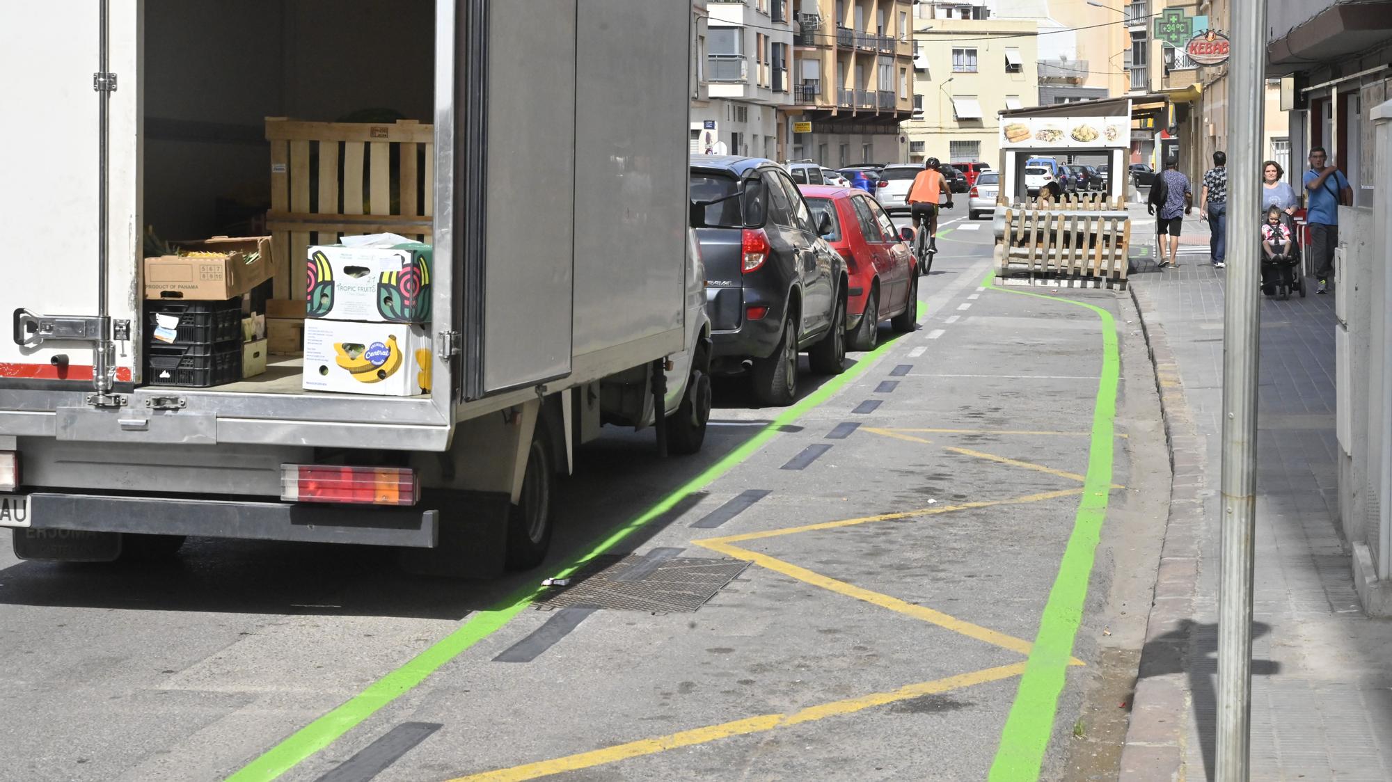 El trazado sinuoso del carril bici de Burriana del que todo el mundo habla