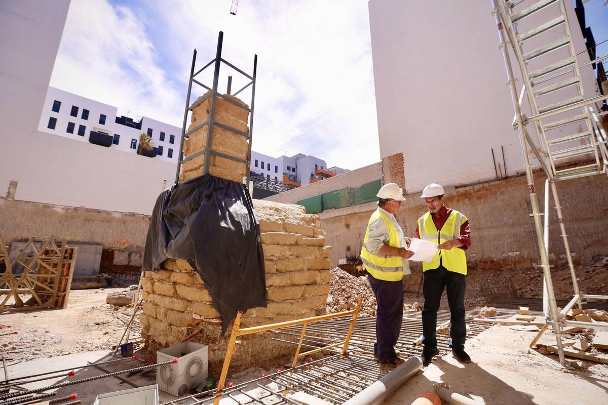 Córdoba. Aljibe del siglo X hallado en el solar de un bloque de viviendas situadas en la esquina de Escritor Conde de Zamora con Emilia Pardo Bazán