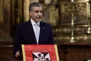 EN IMÁGENES: Martín Martín Peláez, presidente del Real Oviedo, pregonero de la Semana Santa de Oviedo