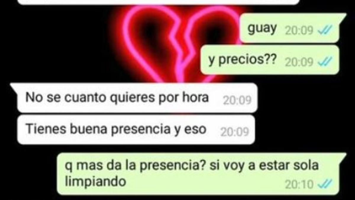 Conversación de whatsapp