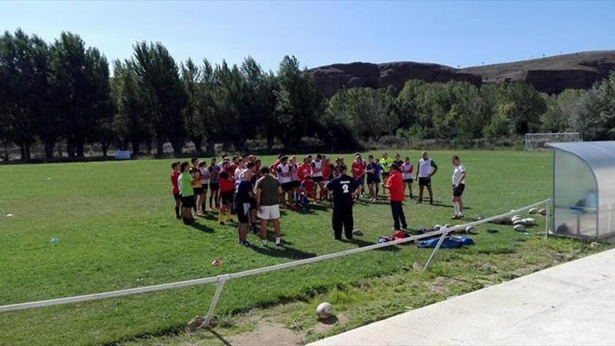 El CDU Rugby Zaragoza realiza un stage de pretemporada en Azuara