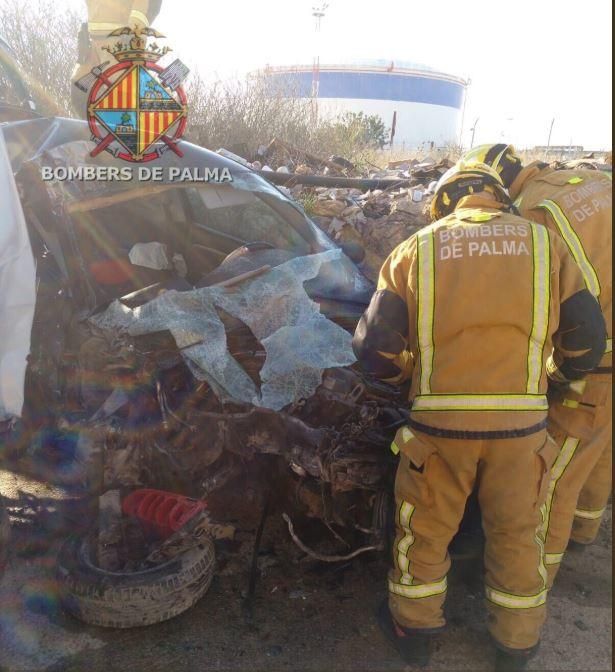 Accidente de tráfico cerca de Son Banya