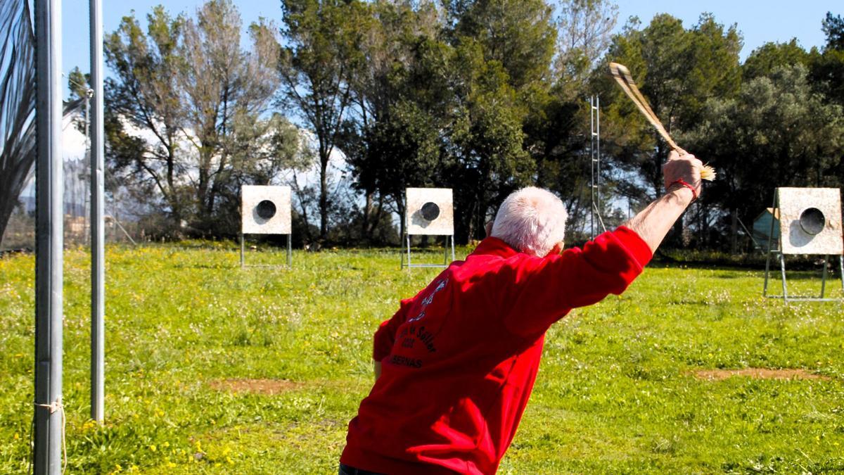 Miquel Plomer durante una de sus tiradas de este año.