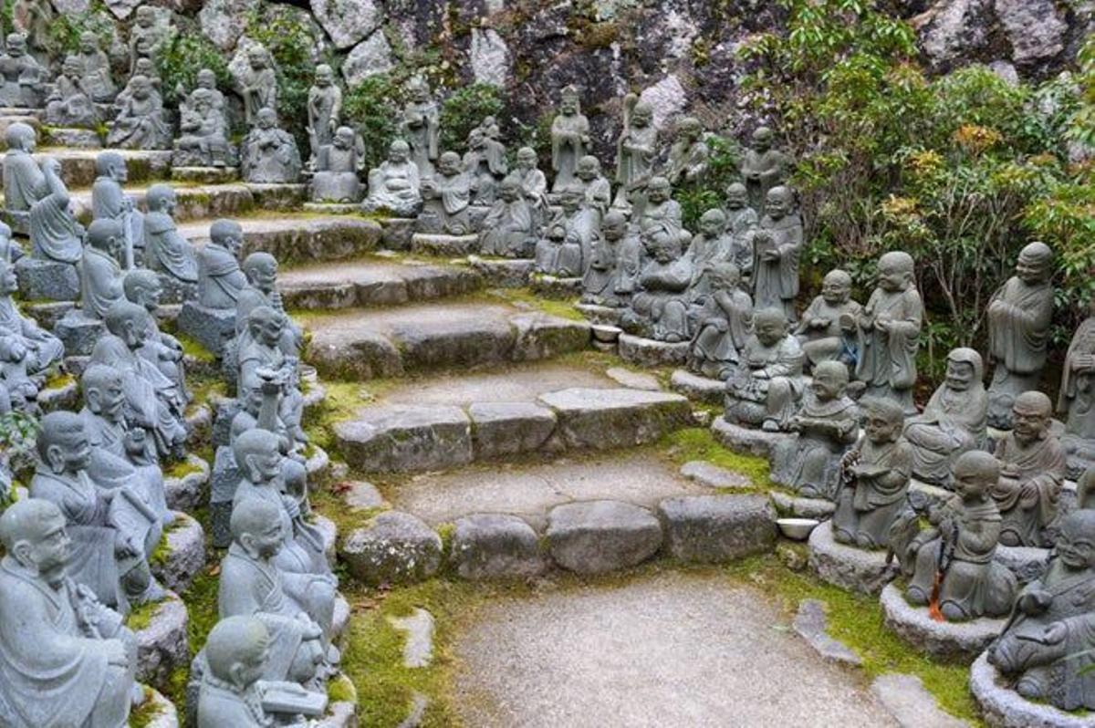 Templo budista del monte Misen en la isla de Miyajima.