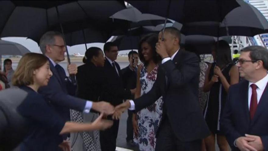 Barack Obama ya está en Cuba