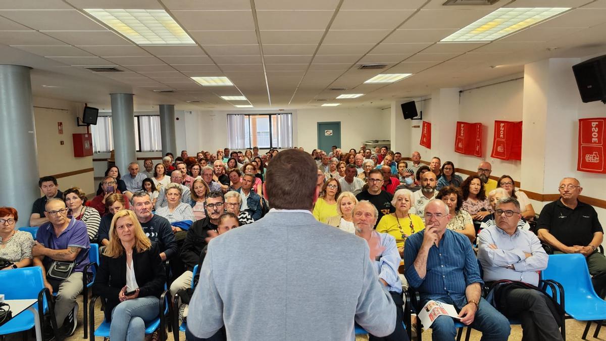 Palanca llenó la sala cívica de La Pobla,