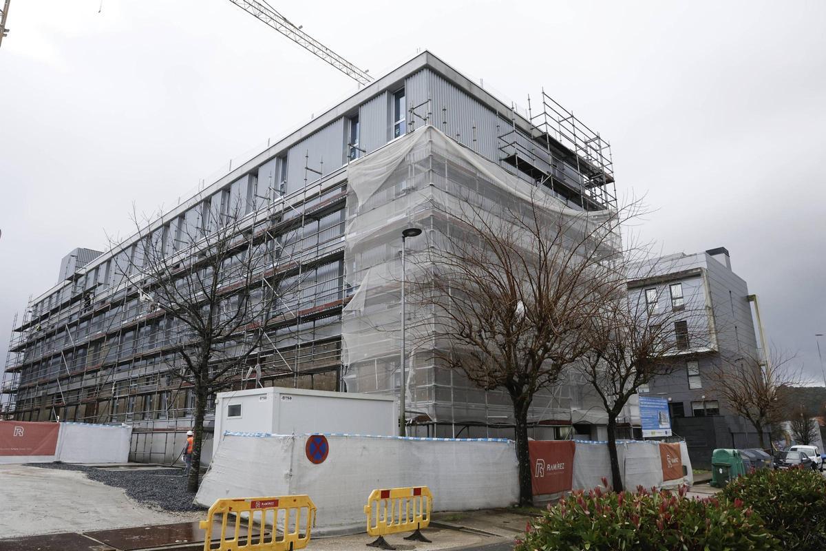 Vivendas de promoción pública en Santiago.