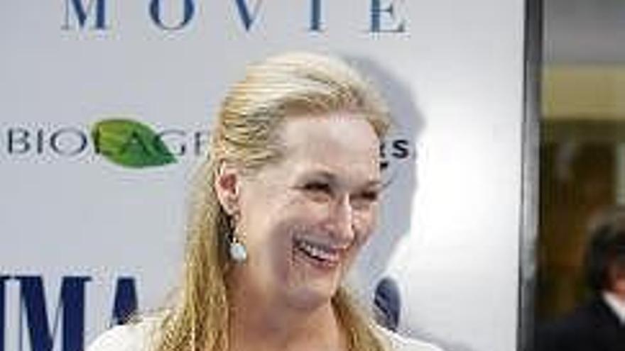 Meryl Streep llega al estreno de  &quot;Mamma Mia!&quot; en Nueva York.