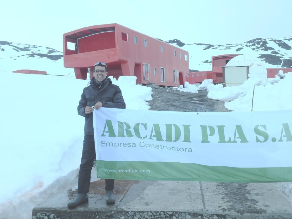 Obres de la constructora Arcadi Pla a l''Antàrtida