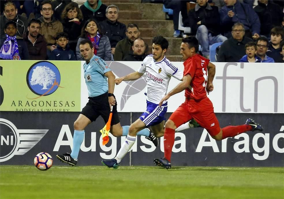 Las imágenes del Real Zaragoza-Sevilla Atlético