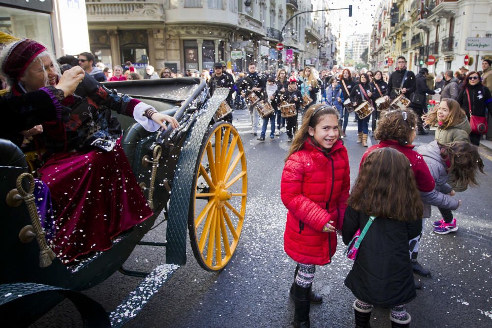 Cabalgata de las Reinas Magas en Valencia 2017