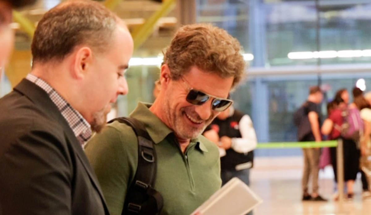 Rodolfo Sancho en su llegada a España / AGENCIAS