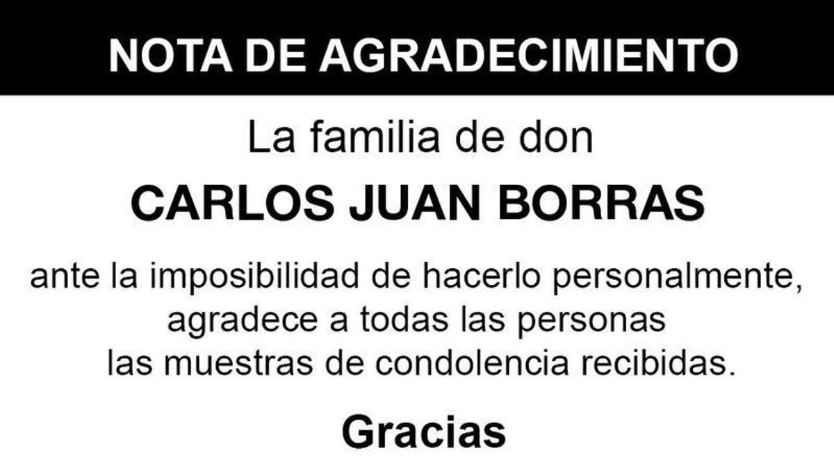 Nota Carlos Juan Borras