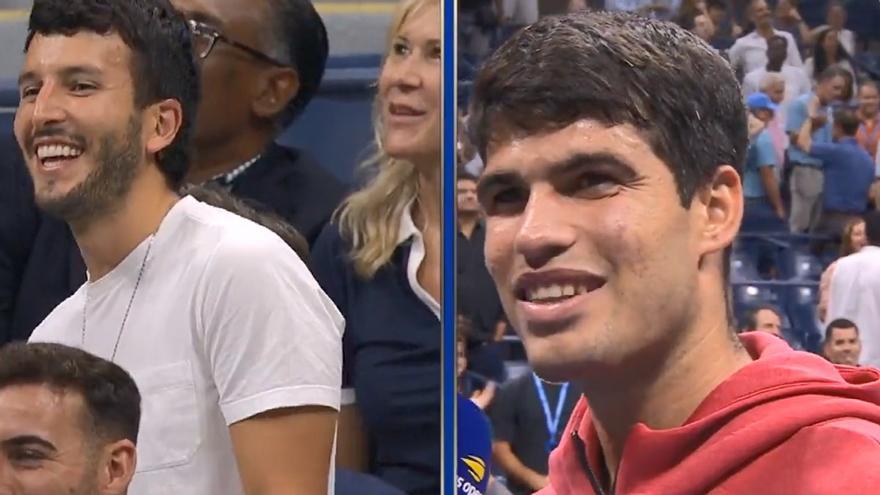 ¡Alcaraz no le teme a nada! El murciano cantó una canción de Sebastián Yatra ante más de 20 mil personas