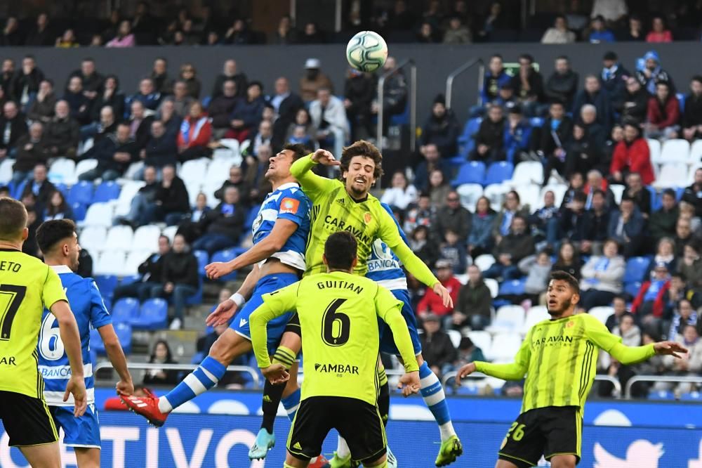 El Dépor cae 1-3 ante el Zaragoza