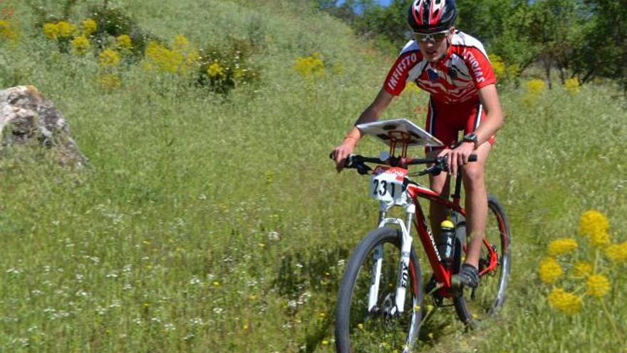 Manuel Espina, durante el Campeonato de España en Carabaña.