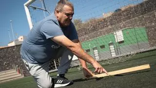 La concejala de Deportes culpa al club que gestiona el campo de Barranco Grande del mal estado de las instalaciones
