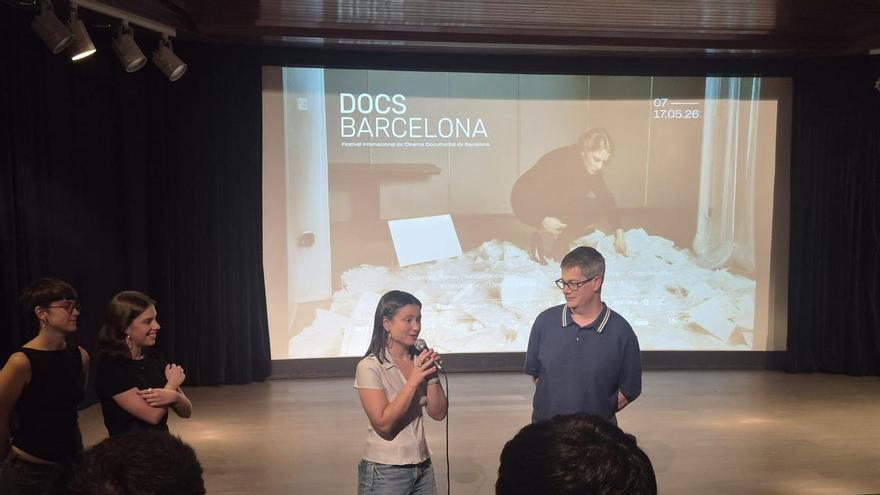 Bona rebuda a Manresa del documental Plató 3 a la sala Plana de l'Om