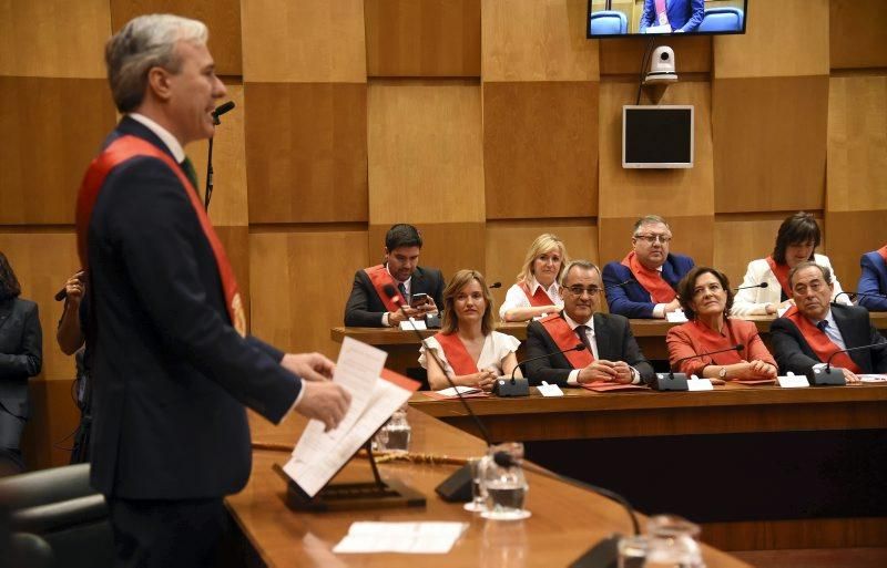 Toma de posesión de Jorge Azcón como alcalde de Zaragoza