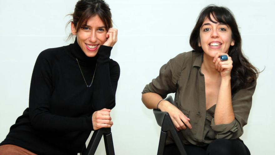 L&#039;actriu manresana Alícia Puertas i la dramaturga Clàudia Cedó, al Kursaal.