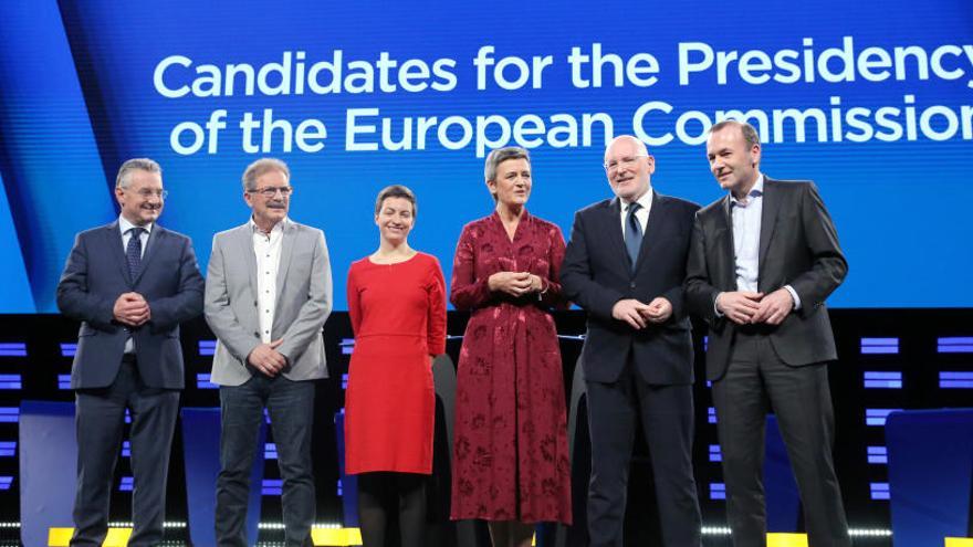 Los candidatos a presidir la Comisión Europea.