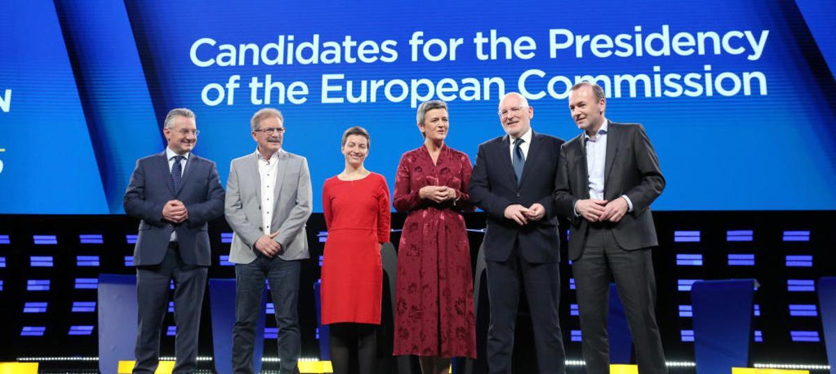 Los candidatos a presidir la Comisión Europea.
