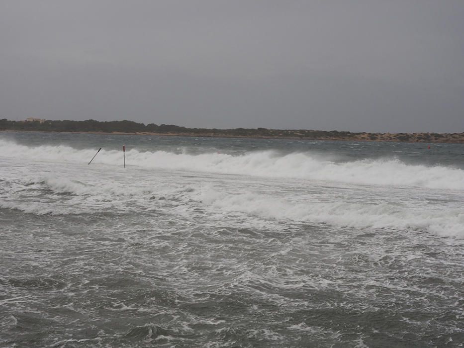 Temporal en Formentera.