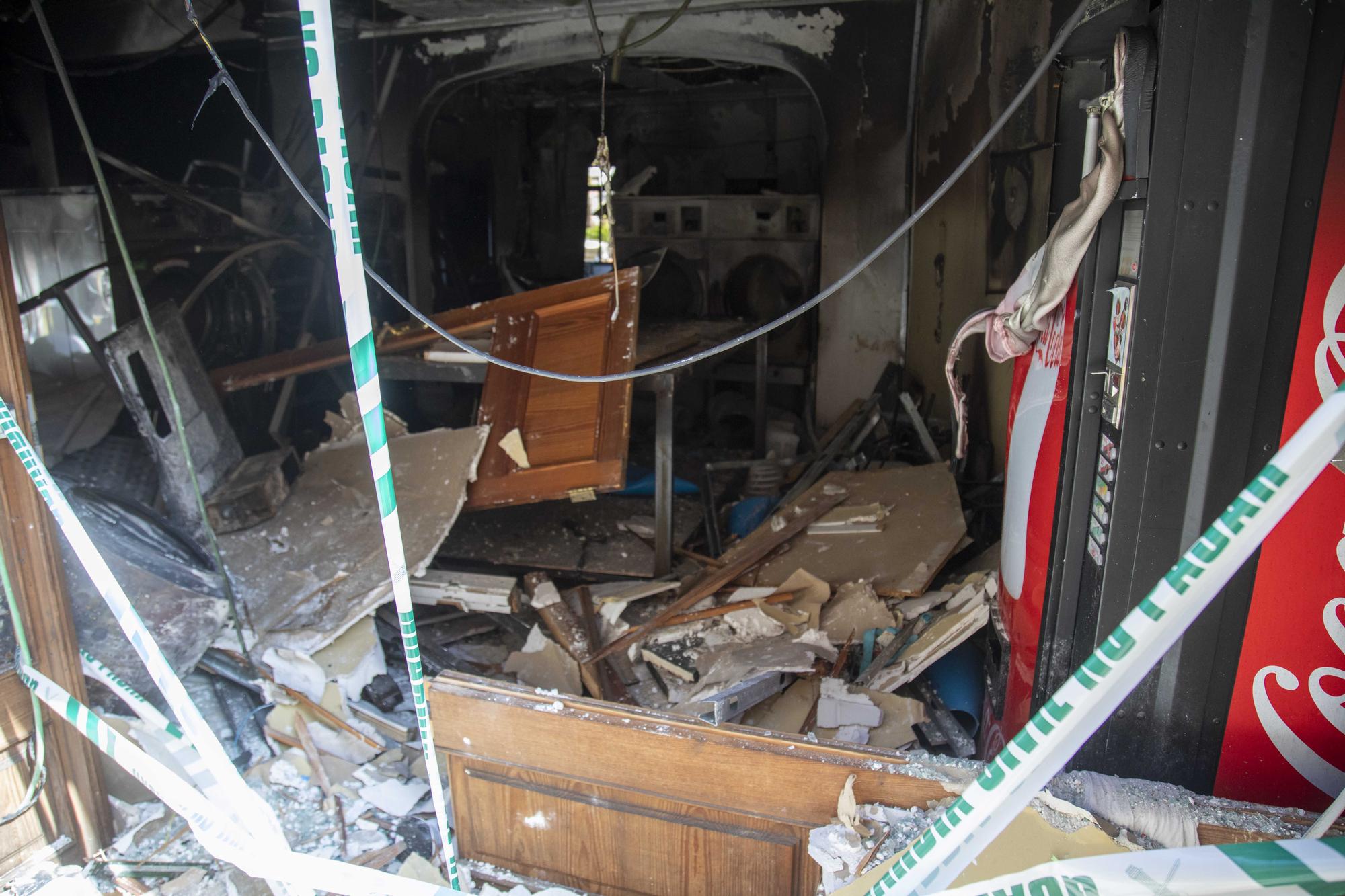 Un escape de propano pudo provocar la explosión en la lavandería de Algaida