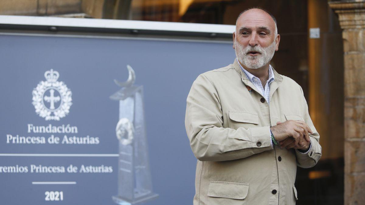 José Andrés en los premios 'Princesa de Asturias'.