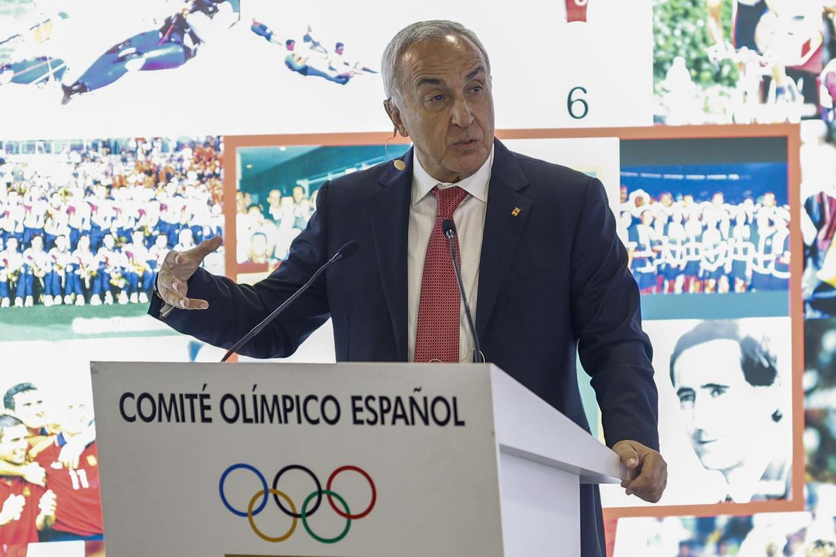 Alejandro Blanco, presidente del COE. Alejandro Blanco, presidente del COE.