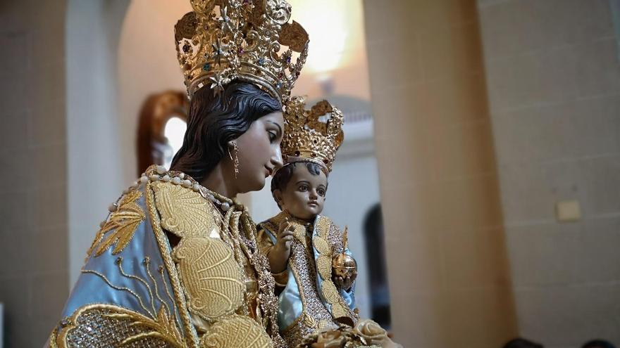 La imagen de la Virgen de la Salud de Elda.