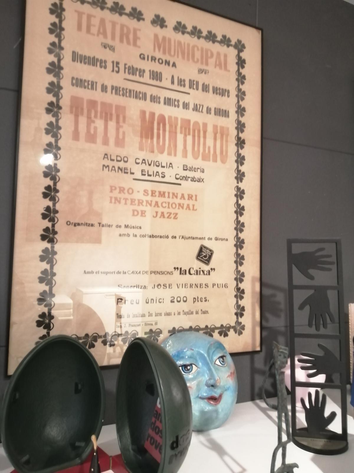 Un any després de la seva fundació, el Taller ja organitzava concerts, com el que anunciava aquest cartell de Tete Montoliu al Teatre Municipal de Girona.