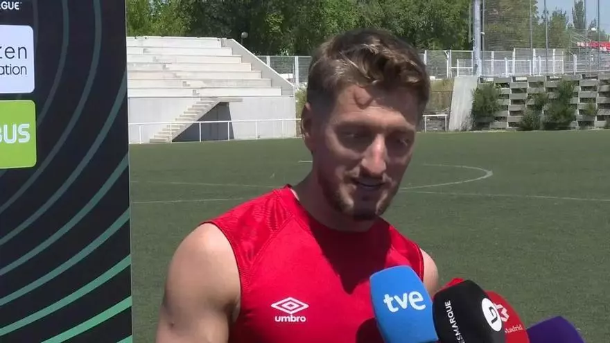 Iván Balliu, jugador del Rayo Vallecano: "Llegamos en el mejor momento"