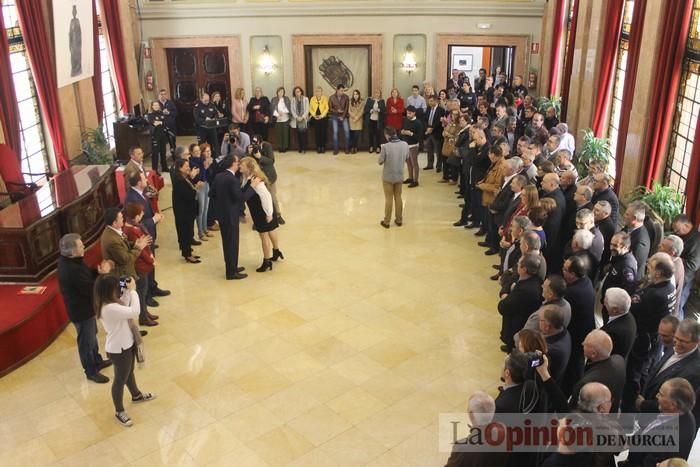 Homenaje a los policías locales jubilados en Murcia