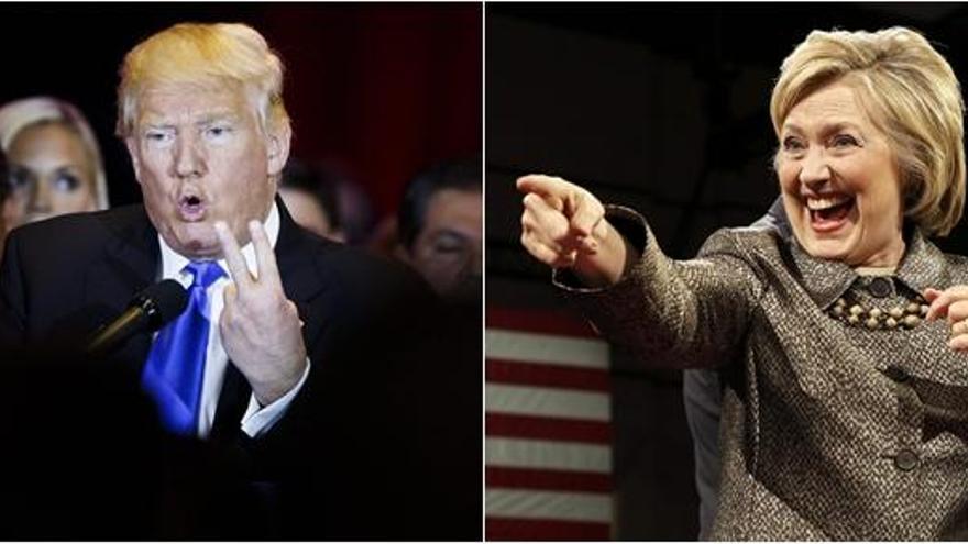 Donald Trump y Hillary Clinton siguen sumando victorias.