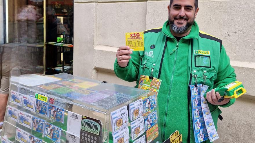 El Rasca de la ONCE deja un ganador de 150.000 en la calle Mármoles