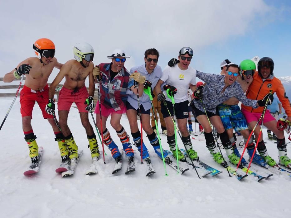 Masella tanca la temporada d'esquí amb màniga curta