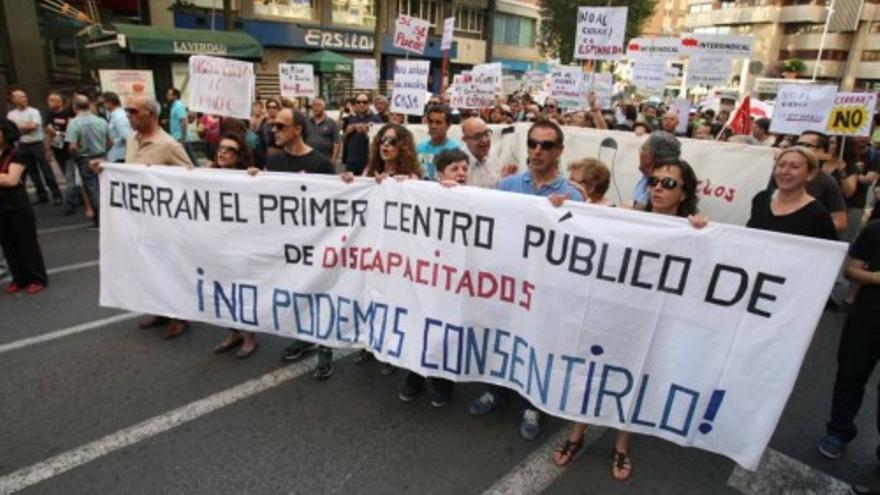 Nueva manifestación contra los recortes en Murcia