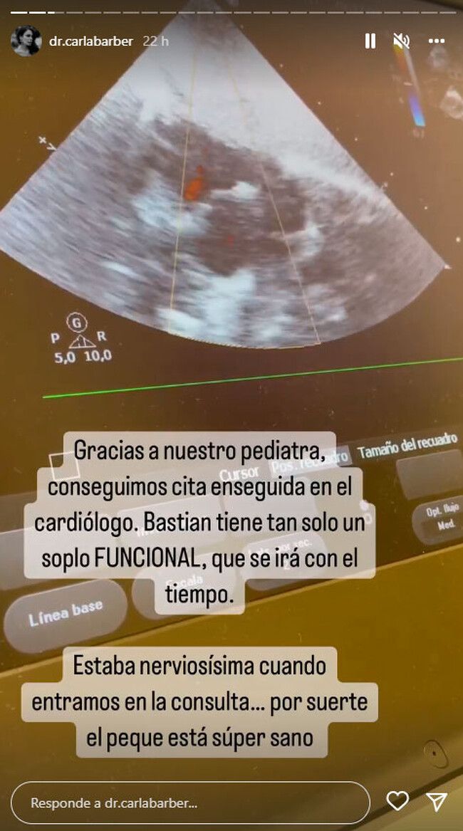 Carla Braber, muy asustada, desvela el problema de salud que ha tenido su hijo