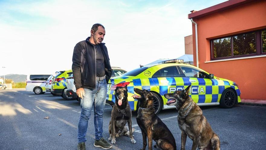 La unidad canina de la Policía Local de Plasencia se renueva con un pastor holandés