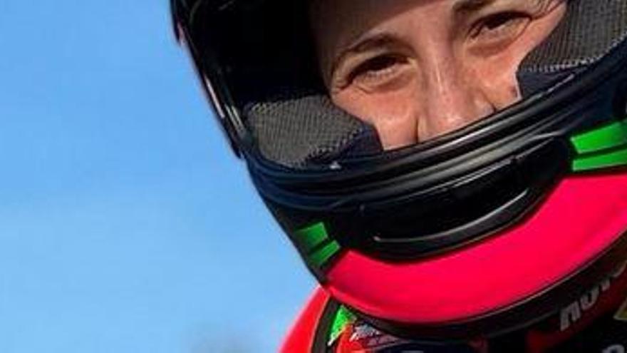 Ana Carrasco vuelve a pilotar cinco meses después de su accidente
