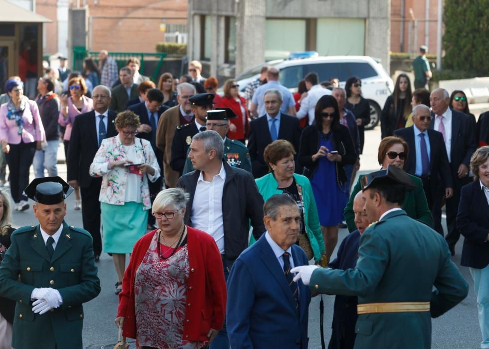 Acto del Día de la Hispanidad en el cuartel de El Rubín, en Oviedo