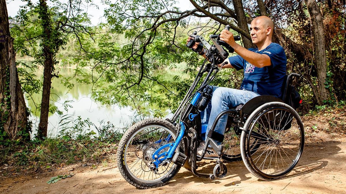 Esta handbike manual es perfecta para cualquier terreno