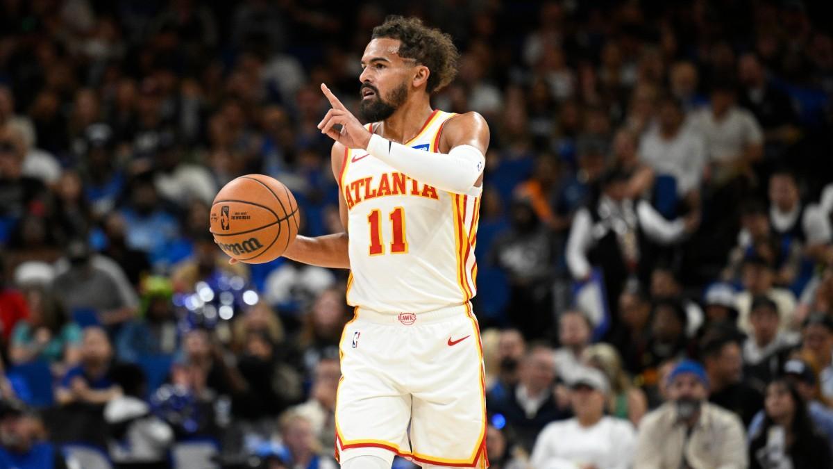 Trae Young, en un partido con los Atlanta Hawks